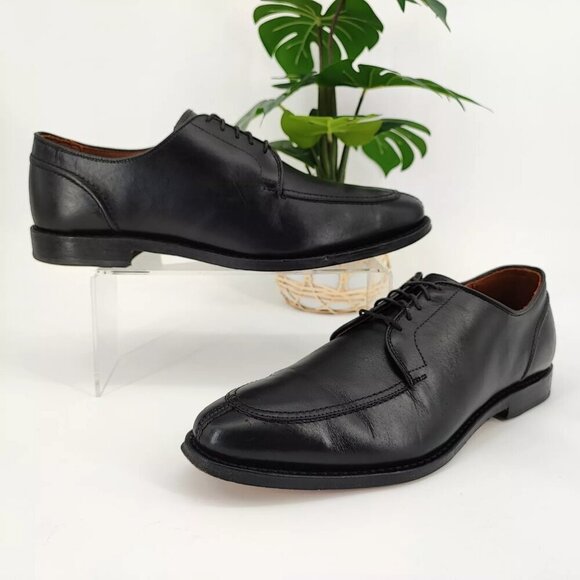 Allen Edmonds Men's Lasalle Black Leather Split Toe Oxford Dress Shoes Size 10 - Picture 1 of 8